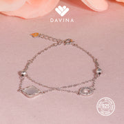 DAVINA Ladies Vleora Bracelet Silver Color S925