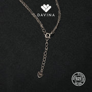 DAVINA Ladies Avaluna Anklet Sterling Silver 925