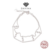 DAVINA Ladies Jaxin Bracelet Sterling Silver 925