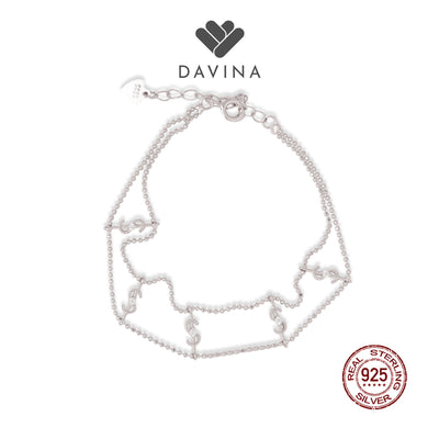 DAVINA Ladies Jaxin Bracelet Sterling Silver 925