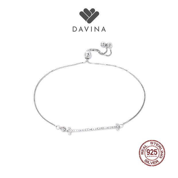 DAVINA Ladies Keeva Bracelet Sterling Silver 925