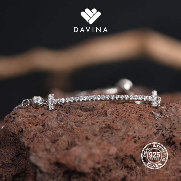 DAVINA Ladies Keeva Bracelet Sterling Silver 925