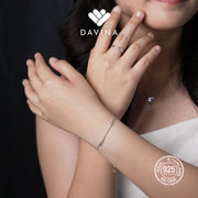 DAVINA Ladies Keeva Bracelet Sterling Silver 925