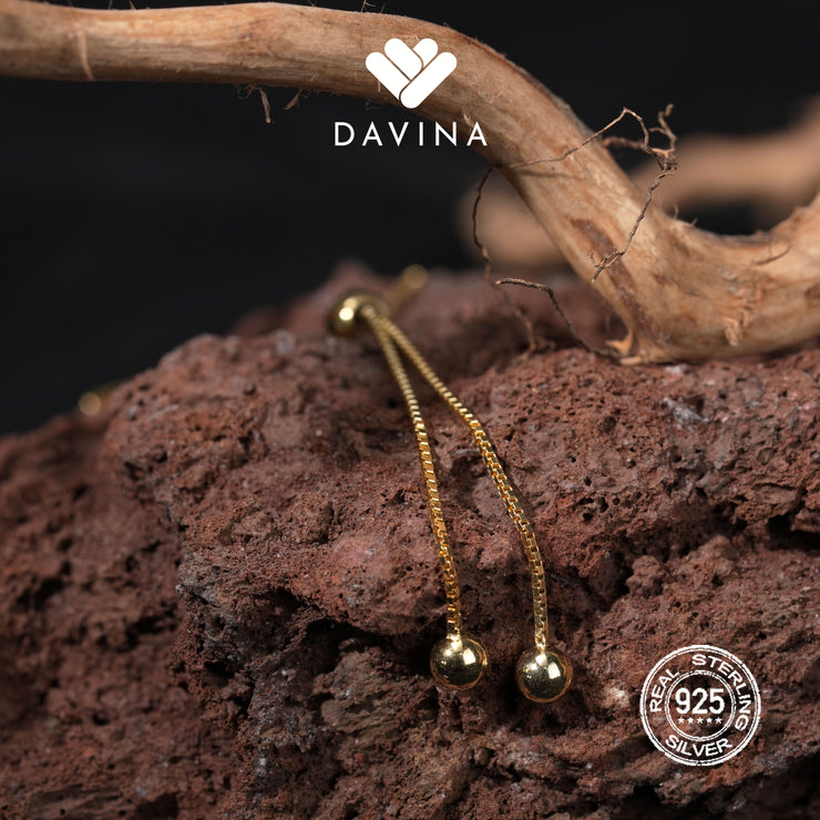 DAVINA Ladies Keeva Bracelet Gold Color Sterling Silver 925