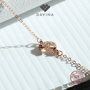 DAVINA Ladies Ariella Bracelet Rose Gold Plated Sterling Silver 925