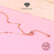 DAVINA Ladies Shakira Bracelet Rose Gold Plated Sterling Silver 925