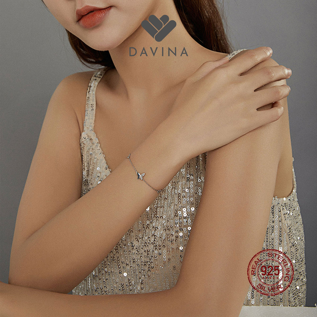 DAVINA Ladies Arabella Bracelet Sterling Silver 925