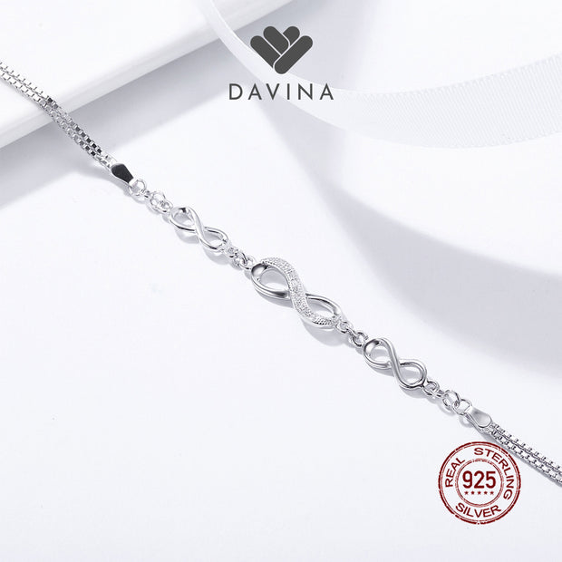 DAVINA Ladies Amelia Bracelet Sterling Silver 925