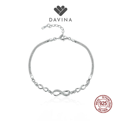 DAVINA Ladies Amelia Bracelet Sterling Silver 925