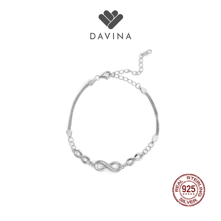 DAVINA Ladies Amelia Bracelet Sterling Silver 925