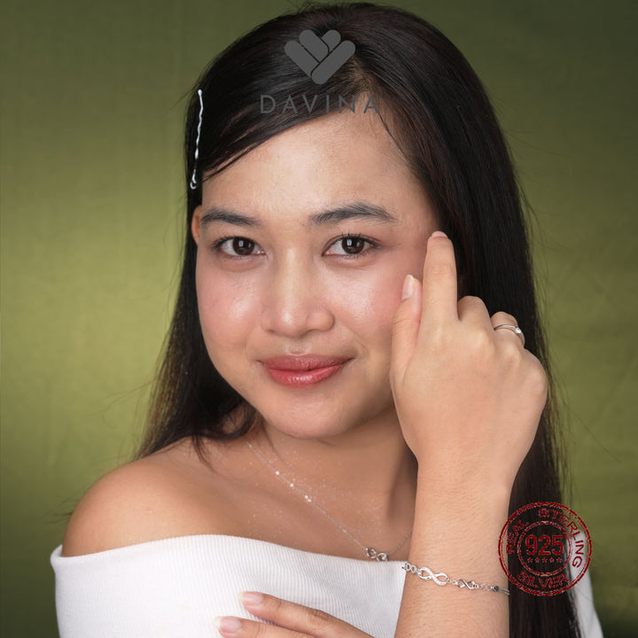 DAVINA Ladies Amelia Bracelet Sterling Silver 925