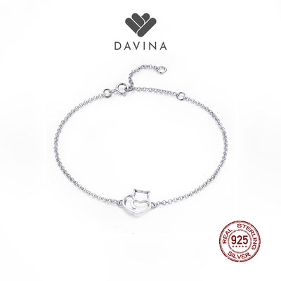 DAVINA Ladies Misty Bracelet Sterling Silver 925