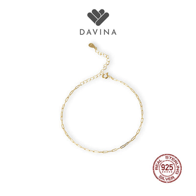 DAVINA Ladies Maribel Bracelet Gold Color Sterling Silver 925