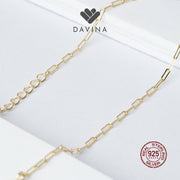 DAVINA Ladies Maribel Bracelet Gold Color Sterling Silver 925