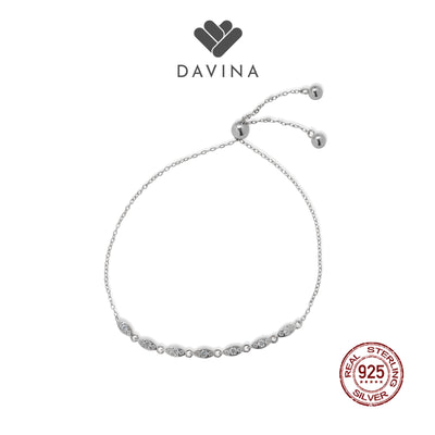 DAVINA Ladies Eva Bracelet Sterling Silver 925