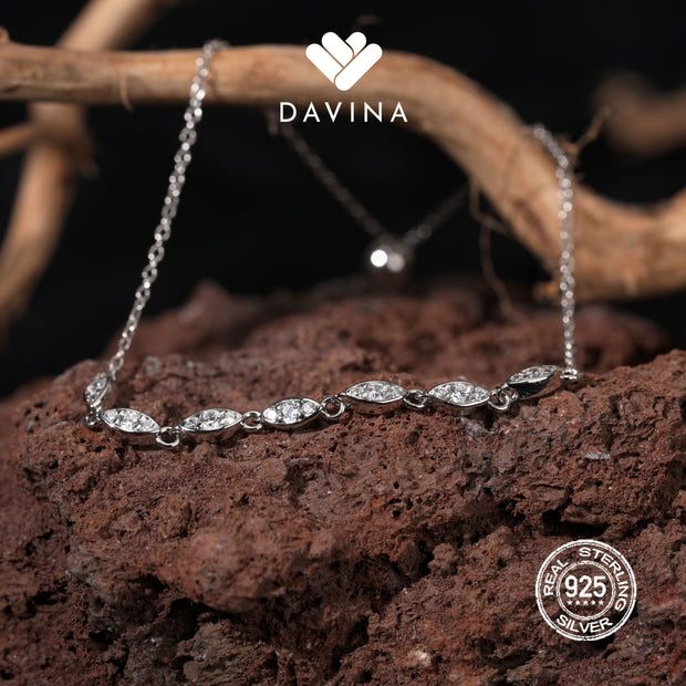 DAVINA Ladies Eva Bracelet Sterling Silver 925