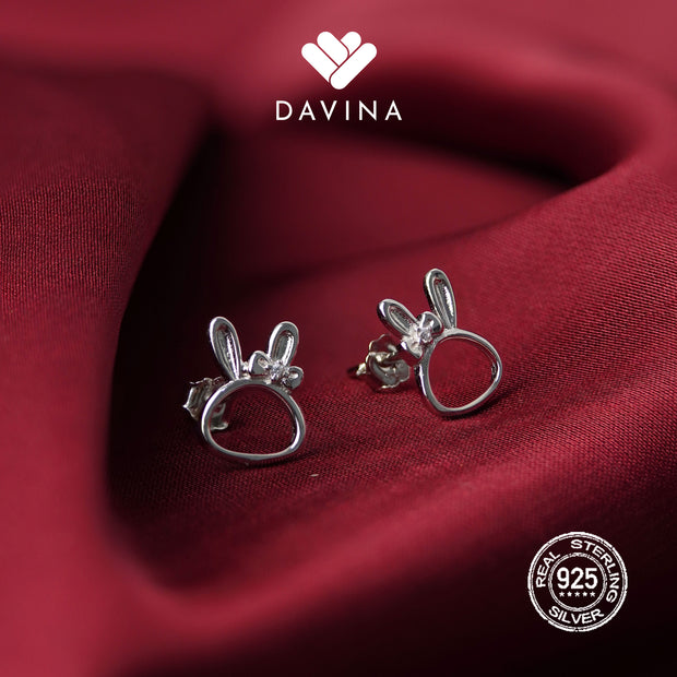 DAVINA Ladies Rarita Earrings Sterling Silver 925