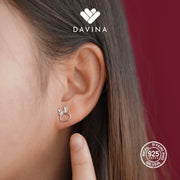 DAVINA Ladies Rarita Earrings Sterling Silver 925