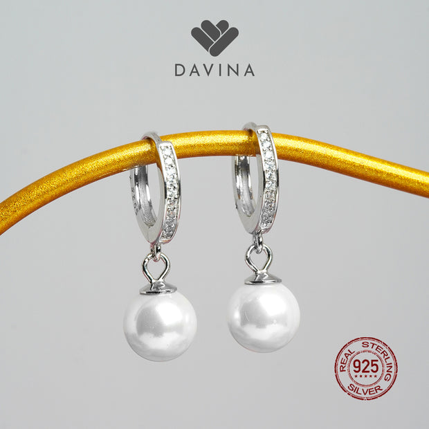 DAVINA Ladies Ocena Earrings Sterling Silver 925