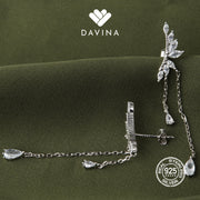 DAVINA Ladies Aviva Earrings Sterling Silver 925