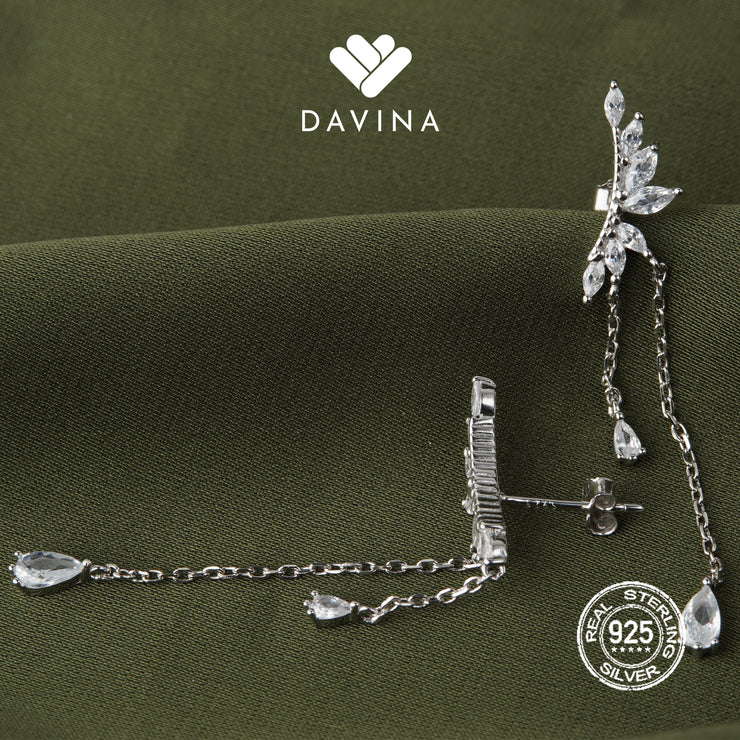 DAVINA Ladies Aviva Earrings Sterling Silver 925