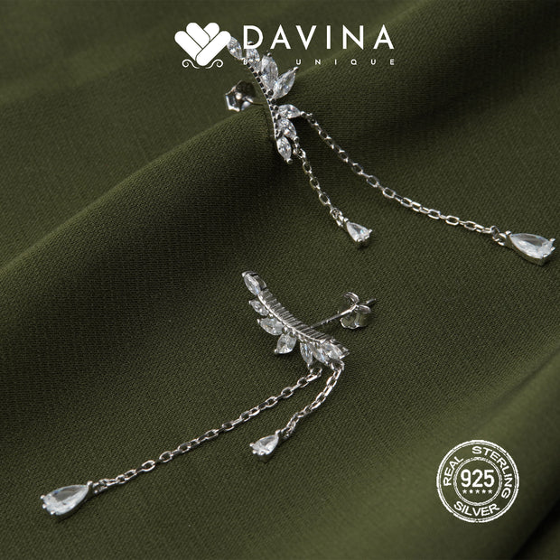 DAVINA Ladies Aviva Earrings Sterling Silver 925