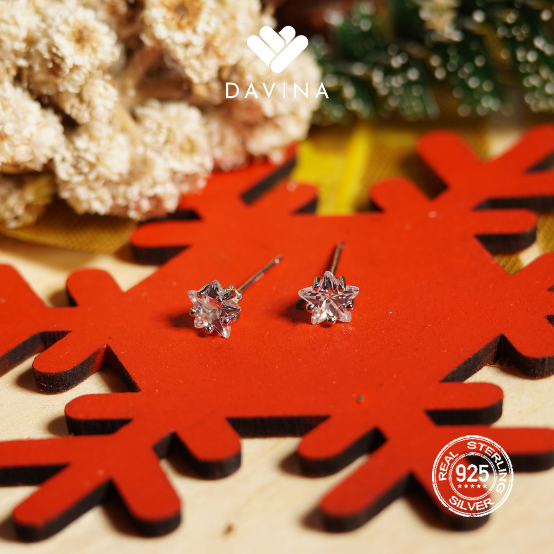 DAVINA Ladies Seila Earrings Sterling Silver 925