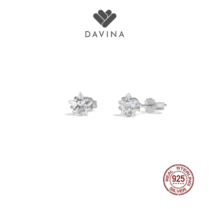 DAVINA Ladies Seila Earrings Sterling Silver 925