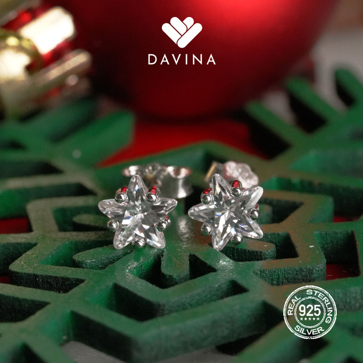 DAVINA Ladies Seila Earrings Sterling Silver 925