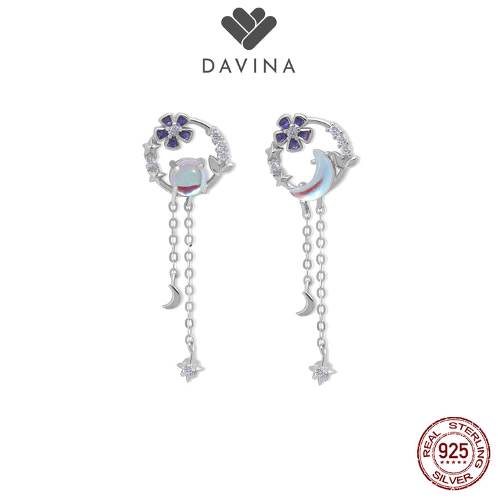 DAVINA Ladies Kairin Earrings Sterling Silver 925
