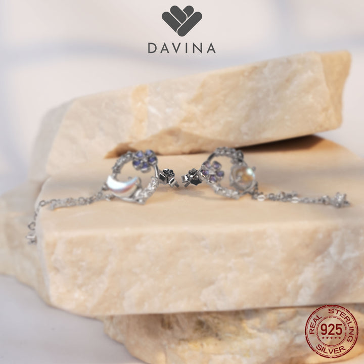 DAVINA Ladies Kairin Earrings Sterling Silver 925
