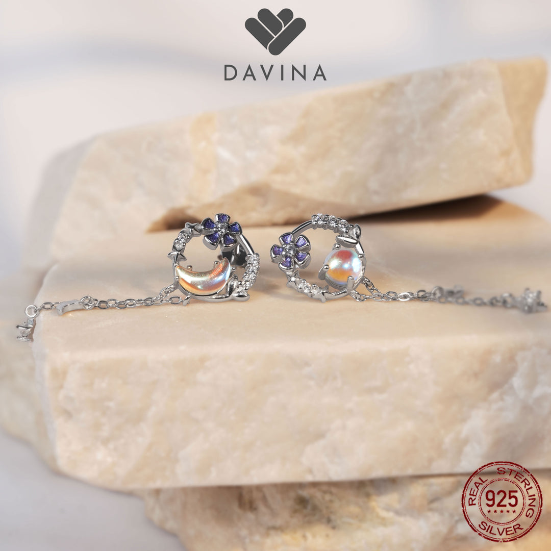 DAVINA Ladies Kairin Earrings Sterling Silver 925