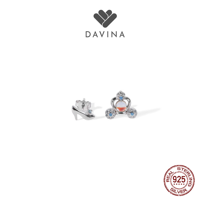 DAVINA Ladies Tiara Earrings Sterling Silver 925