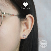 DAVINA Ladies Ezra Earrings Sterling Silver 925