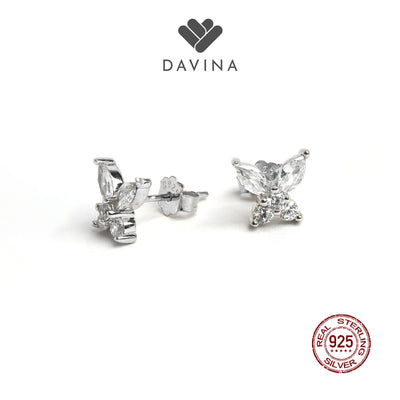 DAVINA Ladies Lukey Earrings Sterling Silver 925