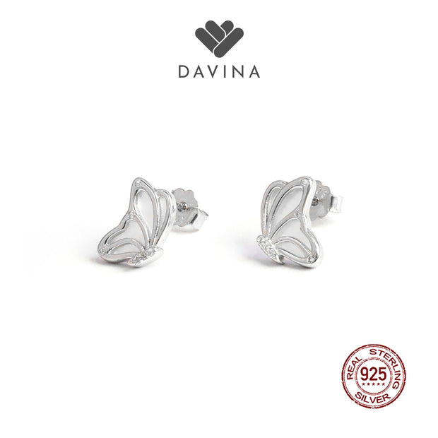 DAVINA Ladies Charlotte Earrings Sterling Silver 925