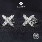 DAVINA Ladies Xionne Earrings Sterling Silver 925