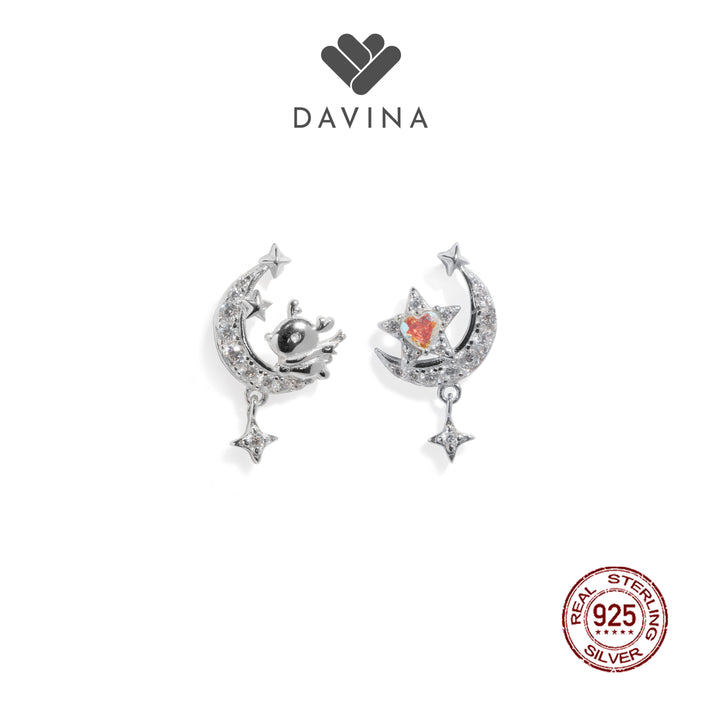 DAVINA Ladies Glorya Earrings Sterling Silver 925