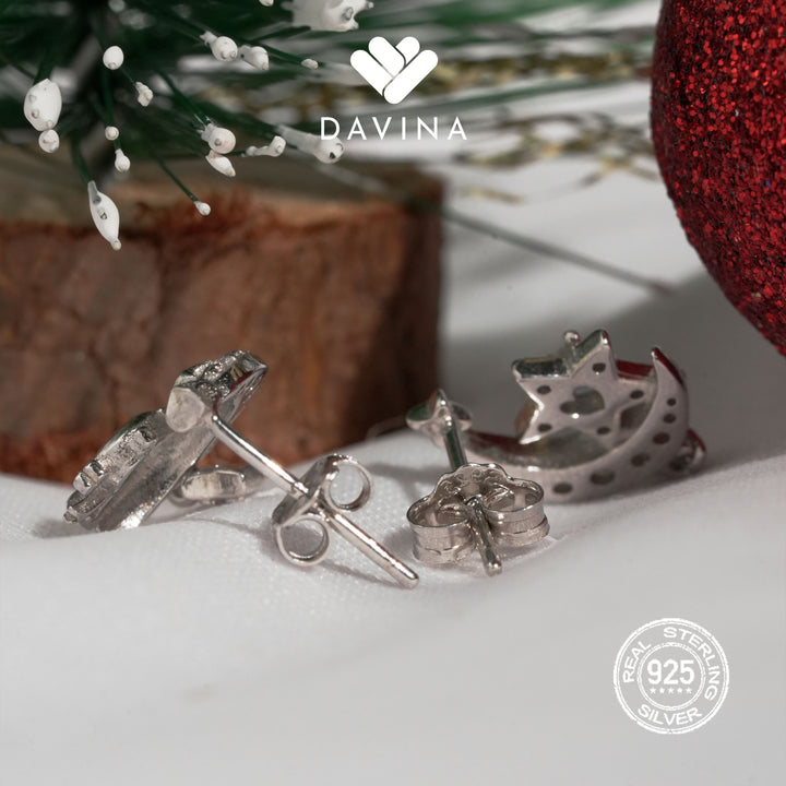 DAVINA Ladies Glorya Earrings Sterling Silver 925