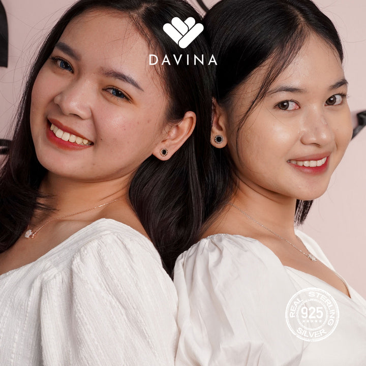 DAVINA Ladies Bellany Earrings Sterling Silver 925