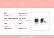 DAVINA Ladies Bellany Earrings Silver Color S925