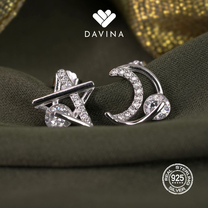 DAVINA Ladies Talasha Earrings Sterling Silver 925