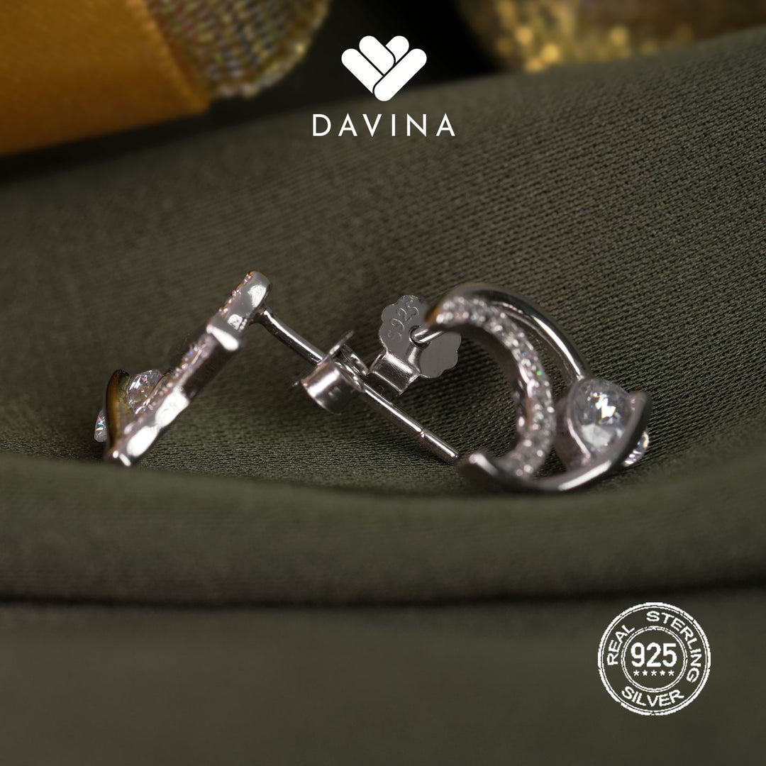 DAVINA Ladies Talasha Earrings Sterling Silver 925