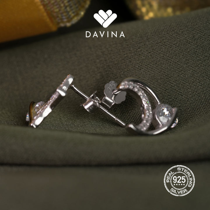 DAVINA Ladies Talasha Earrings Sterling Silver 925
