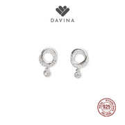 DAVINA Ladies Colette Earrings Sterling Silver 925