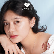 DAVINA Ladies Colette Earrings Sterling Silver 925