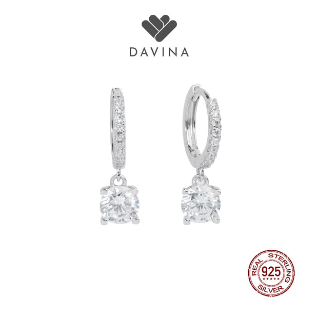 DAVINA Ladies Octavia Earrings Sterling Silver 925