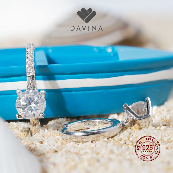 DAVINA Ladies Octavia Earrings Sterling Silver 925