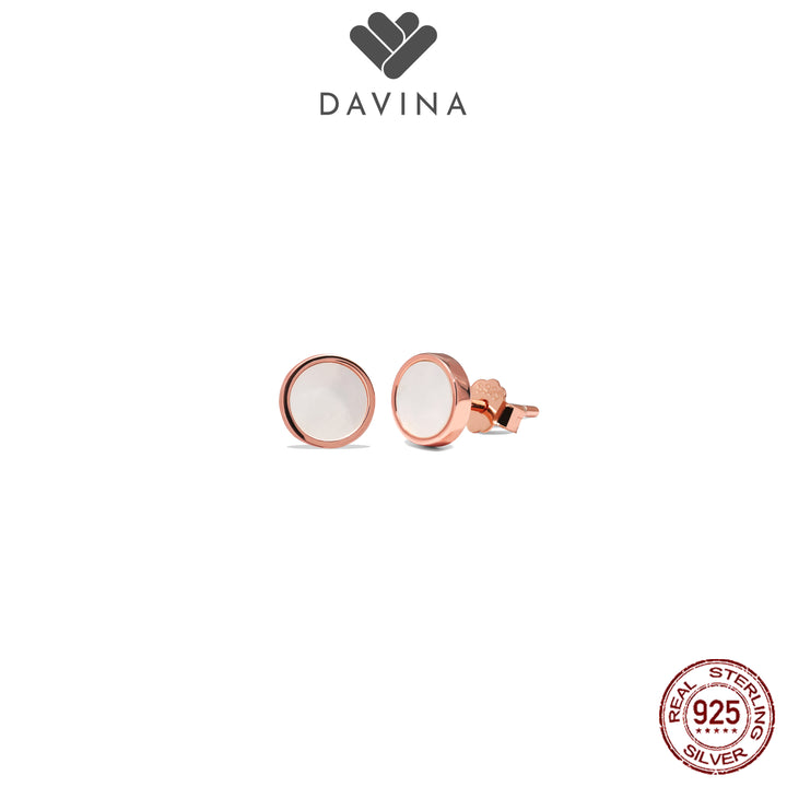DAVINA Ladies Onnav White Earrings Sterling Silver 925