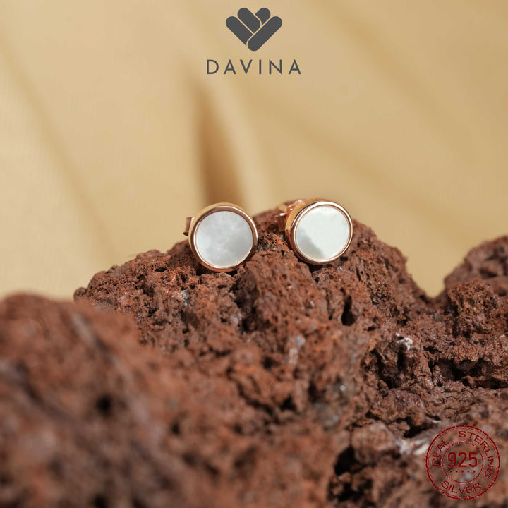 DAVINA Ladies Onnav White Earrings Sterling Silver 925